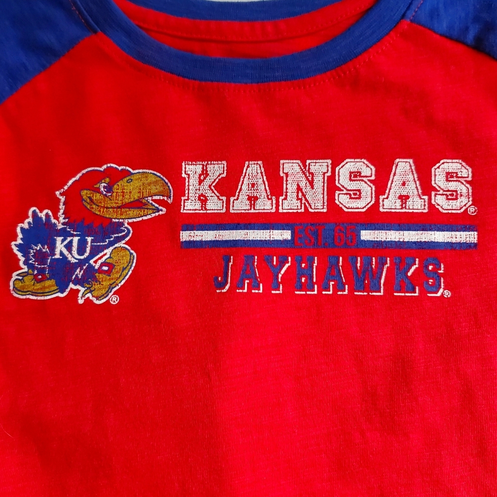 NWT Unisex Kansas Jayhawks long sleeve Tee